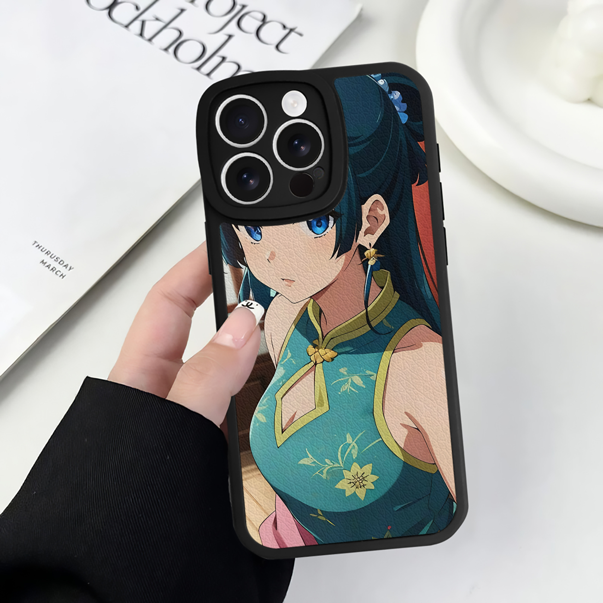 薬屋のひとりごと The Apothecary Diaries 【iPhone 16シリーズ対応】シリコンスマホケース（レザー調） 材質：シリコン